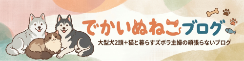 でかいぬねこブログ ｜ 大型犬2頭+猫と暮らすズボラ主婦の頑張らないブログ